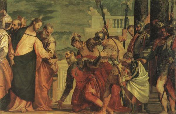 VERONESE (Paolo Caliari) Jesus and the Centurion oil painting image